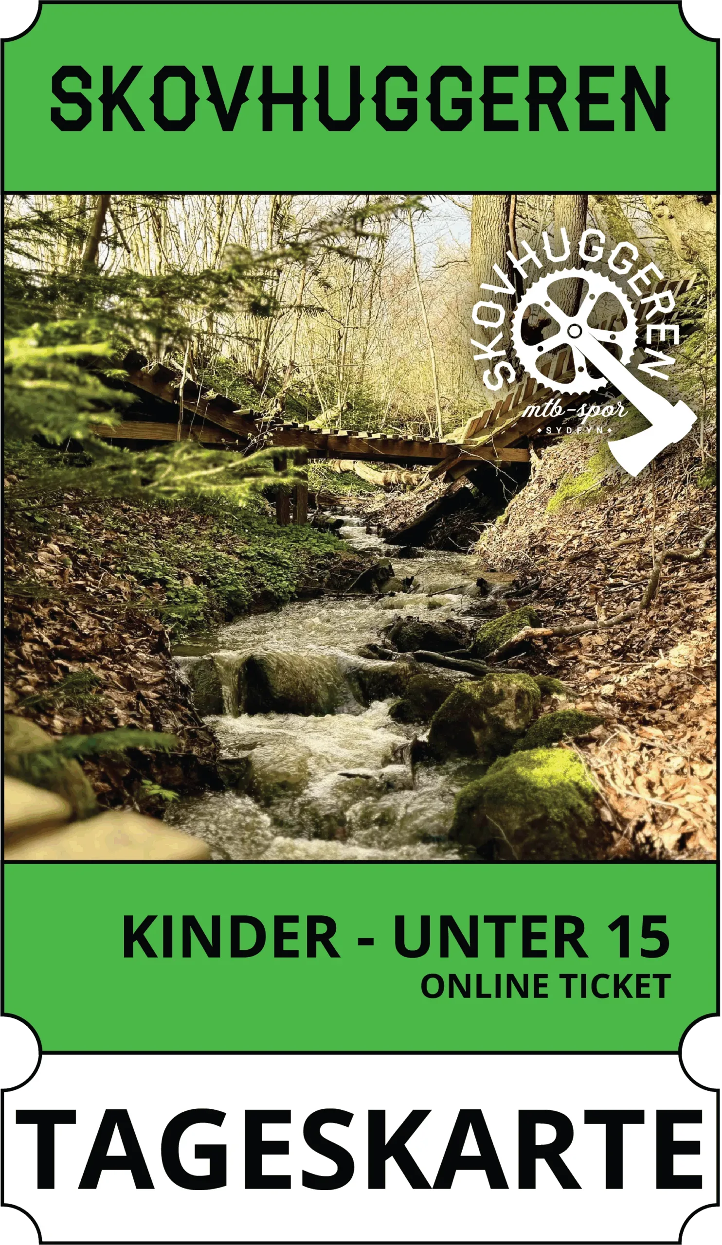 Kinder tageskarte Skovhuggeren